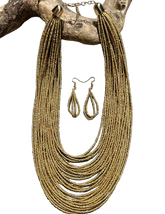 Golden Layers Necklace - Mojood